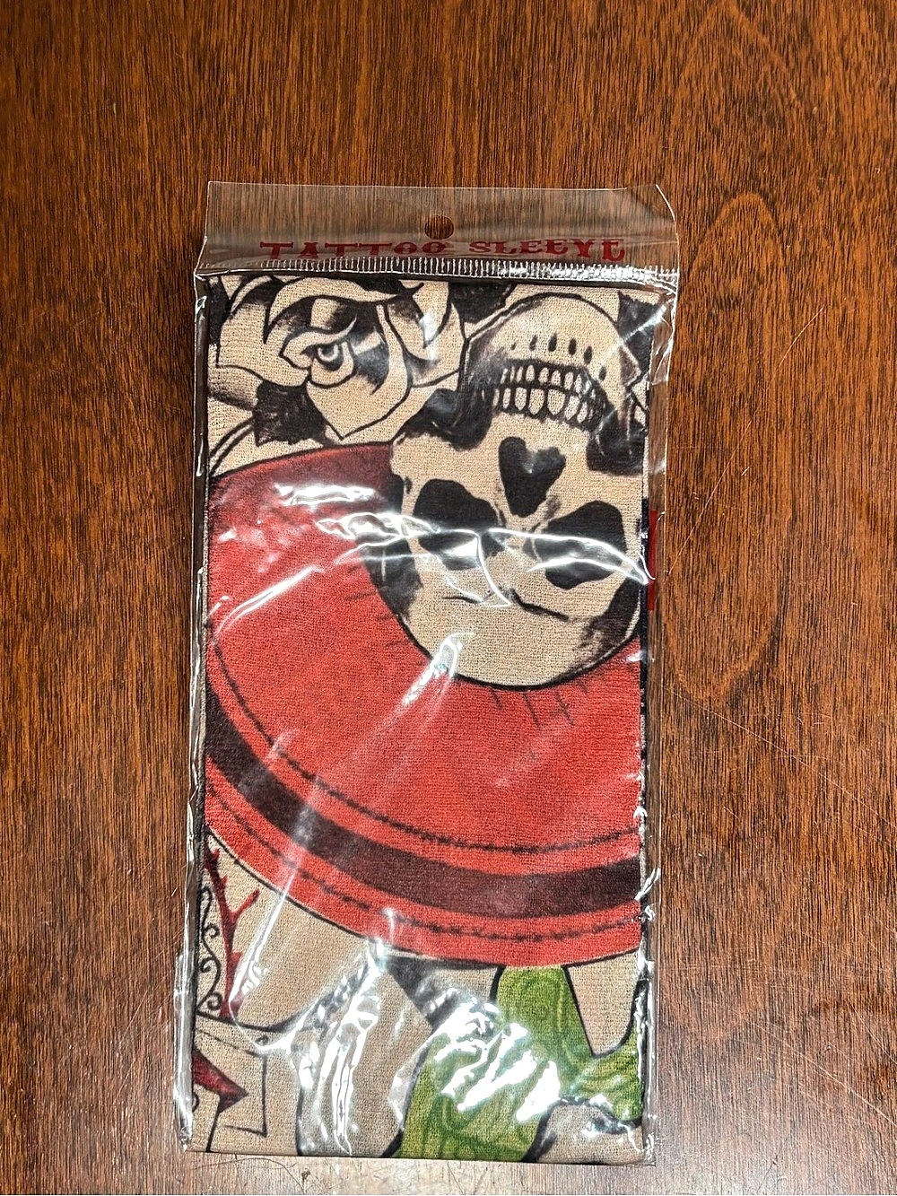 New in package Tattoo Sleeve Red & Green
